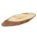 Floristik24 Discos de madera decoración de mesa ovalada suministros para manualidades 6,5-8cm 450g