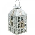 Floristik24 Farol decorativo vintage casa de luz de metal Shabby Chic Al. 35 cm