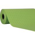 Floristik24 Papel para puños papel de seda lunares verdes 25cm 100m