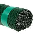 Floristik24 Cable enchufable pintado de verde 0,9/400 mm 2,5 kg