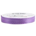Floristik24 Cinta de regalo cinta decorativa punteada violeta 10mm 25m