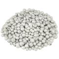 Floristik24 Cuentas decorativas brillantes 4mm - 8mm blanco 1l