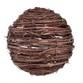 Floristik24 Bola de enredaderas marrón natural para decorar Ø14cm H14cm