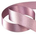 Floristik24 Cinta decorativa, cinta decorativa, cinta brillante, rosa, W25mm, L20m