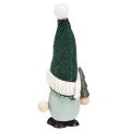 Floristik24 Enanos navideños decoración gnomos madera verde menta Al.14cm 6 piezas